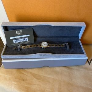 Hermes 2 tone watch